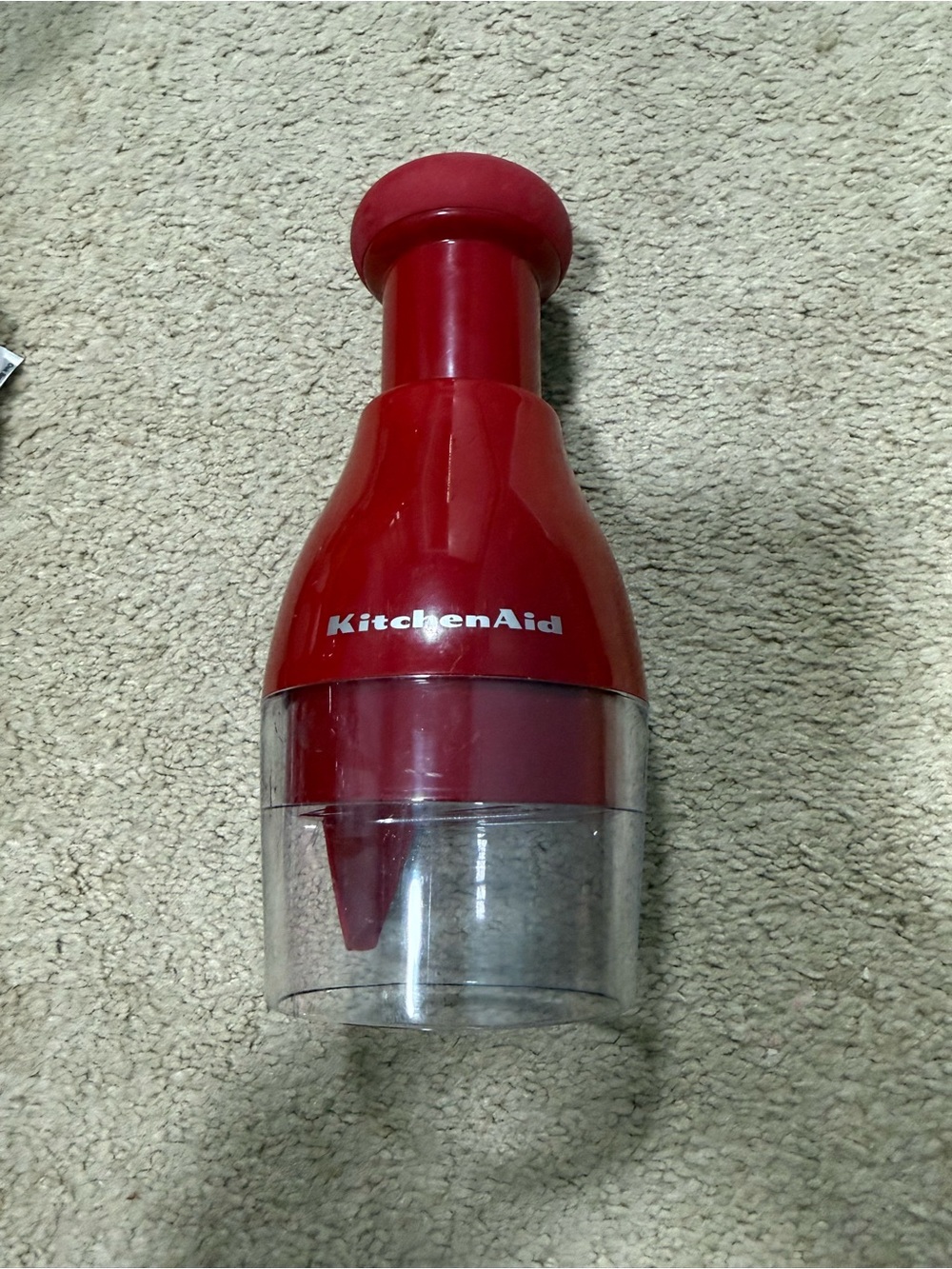 Red Multi-Purpose Handheld Chopper - Kitchen Aid - Picture 4 of 6